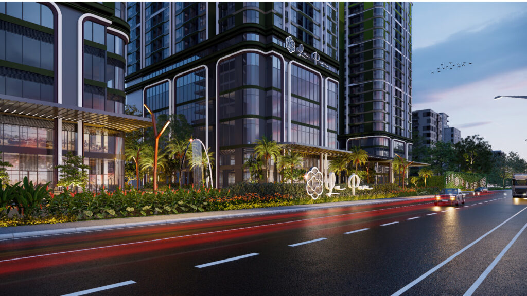 Phối cảnh căn hộ La Pura ở mặt tiền quốc lộ 13