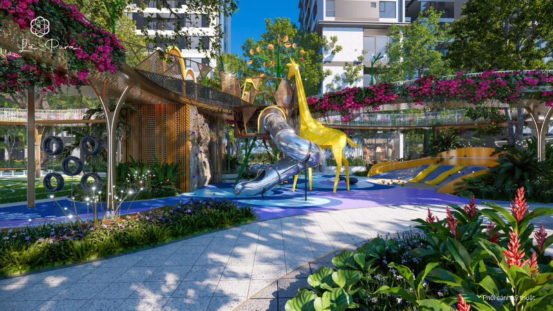 Khu vui chơi trẻ em an toàn tại dự án La Pura Bình Dương