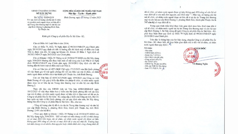 Giấy phép bán hàng người nước ngoài